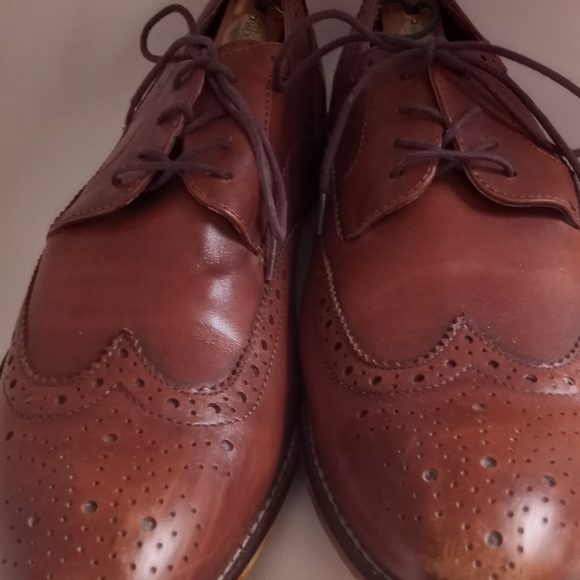 Men's Aston Grey Size 10 1/2 Laced Front Case Shoes w/adjusted Woodlawn Stretche - Picture 7 of 12